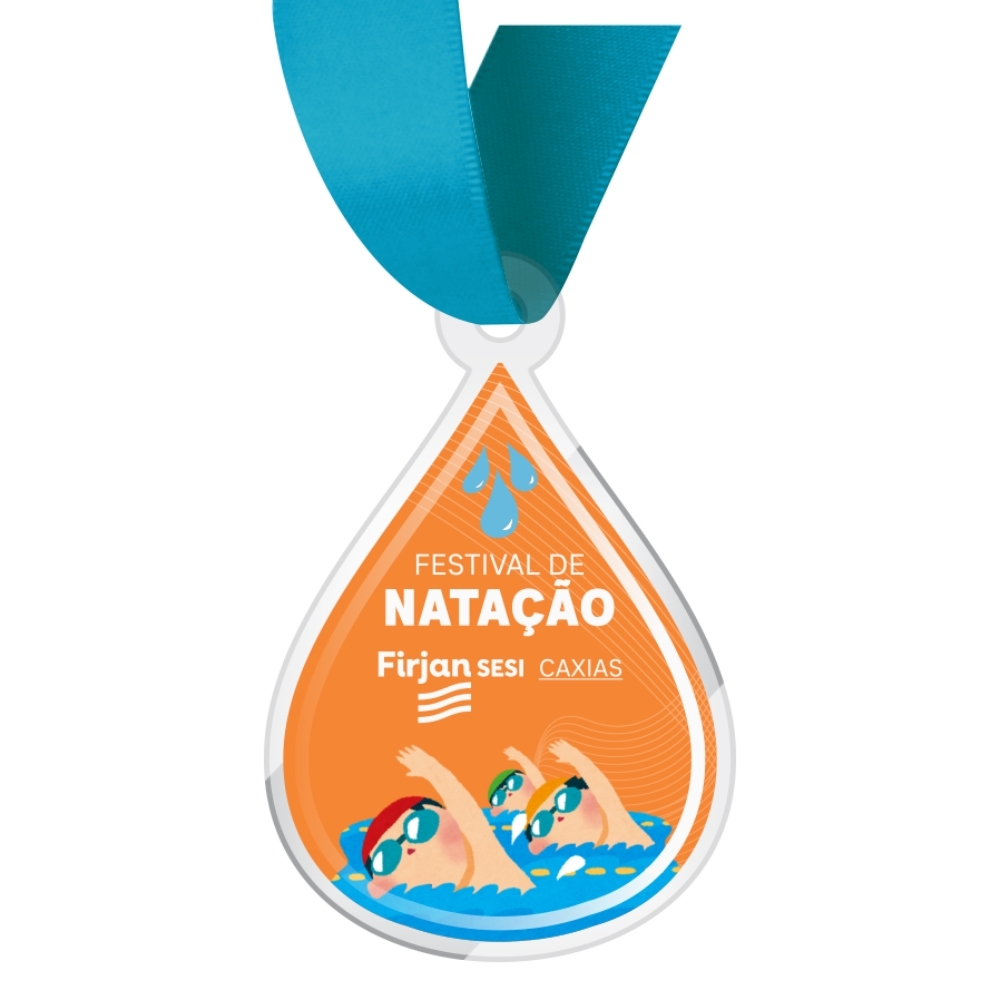 MEDALHA DE ACRÍLICO-MDA19